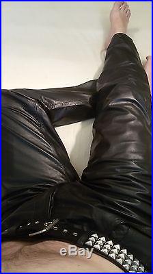 Men's leather pants, NWOT