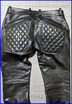 Mens BLUF 32 Sailor front leather pants