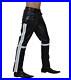 Mens-Bikers-Style-Jeans-Black-White-Leather-Sleek-Sexy-Pants-Trousers-01-iczb