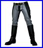 Mens-Cowhide-Leather-Bikers-Pants-BULF-Breeches-Double-Zip-Lederhosen-Trousers-01-hqrk