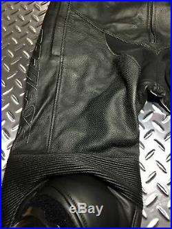 Mens Dainese Perforated Leather Motorcycle Pants Sz 52EU