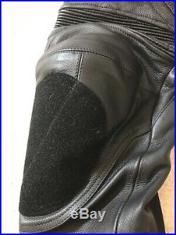 Mens Leather Cortech Adrenaline Motorcycle Pants Large Black Free Shipping