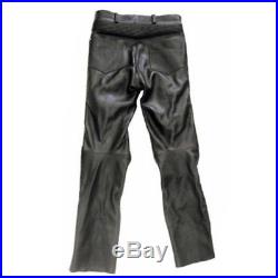 Mens Leather Motorcycle Jeans Model Pant With Armors New All Sizes