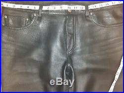 Mens NORTH Bound leather pants 38