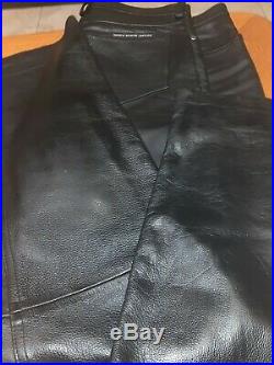 Mens NORTH Bound leather pants 38