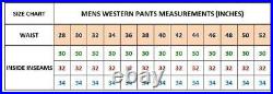 Mens New Brown Buckskin Suede leather Western Hippy Fringes Pants WBP-106