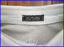 Mens Northbound Leather Pants Breeches 30 and White Leather Police Shirt Small