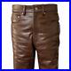 Mens-Real-Black-or-Brown-Leather-501-Style-Jeans-Pants-Trouser-01-xenu