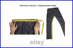Mens Real Cowhide Leather Pants Double Zipped Jean Trousers BLUF Pants Bikers