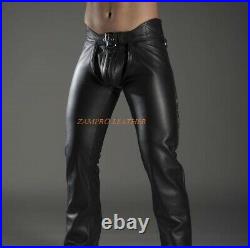 Mens Real Leather Black Pant Chaps Leather Chap Rider Chaps Chaps Harley Chaps