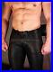 Mens-Real-Leather-Pants-Party-Trouser-Genuine-Low-Rise-Black-soft-Jeans-button-01-kehu