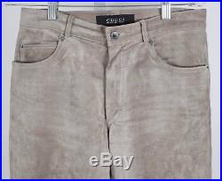 Mens Tom Ford for GUCCI sz 30 suede leather pants