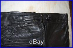 Mens leather motorcycle pants