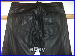 Mens pants A/X Armani Exchange 100% (soft) Genuine Leather size 34 x 34