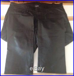 Mens pants A/X Armani Exchange 100% (soft) Genuine Leather size 34 x 34