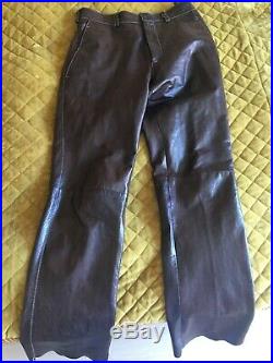 Miu Miu mens Leather pants size 28