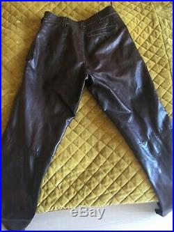 Miu Miu mens Leather pants size 28