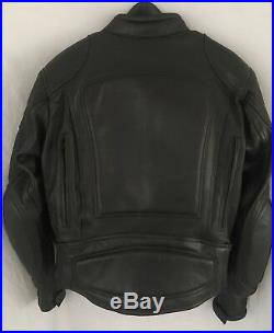Motoboss Leather Motorcycle Jacket And Pants Armor Infused Mens Medium Small