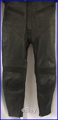 Motoboss Leather Motorcycle Jacket And Pants Armor Infused Mens Medium Small