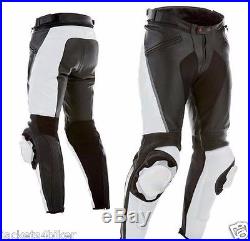 Motorcycle Leather Trouser Mens Racing Pant Motorbike Leather Trouser Xs-4xl