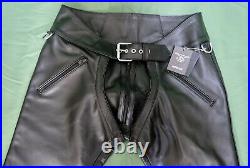 Mr B W35 Leather Convertible Jeans