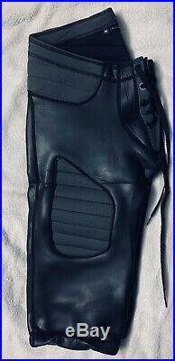 Mr. S Leather Neoprene Football Pants with Gray Accents M