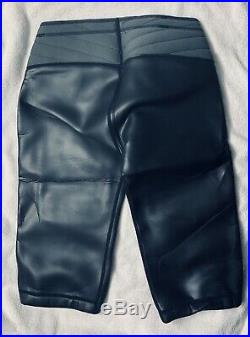 Mr. S Leather Neoprene Football Pants with Gray Accents M