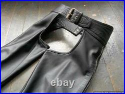 Mr. S Leather Outside-Zip Leather Chaps (32/33)