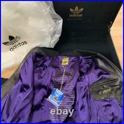 NEW ADIDAS ACTIVE WEAR JACKET PANTS SET ONLY JP LAMB LEATHER WithATTACHE CASE RARE