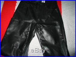 NEW GAP Men's Motorcycle Punk Rocker Leather Pants Boot Fit W 32x30
