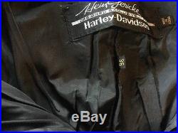 New Hein Gericke Harley Davidson Motorcycles Leather Pants Mens 36x 32 Black