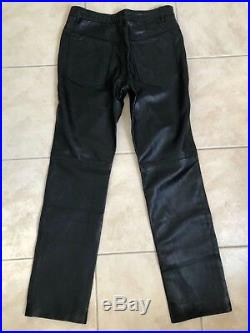 NEW! MENS LEATHER PANTS BY LEATHER CULT SIZE 32x32