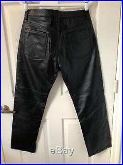 NEW! MENS LEATHER PANTS by LUCKY LEATHER Size 36