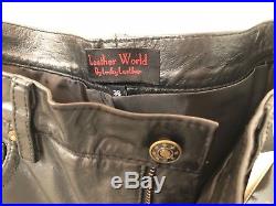 NEW! MENS LEATHER PANTS by LUCKY LEATHER Size 36