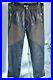 NEW-Mens-Versace-x-H-M-Black-genuine-leather-studded-jeans-trousers-36R-36-EU-52-01-ssg
