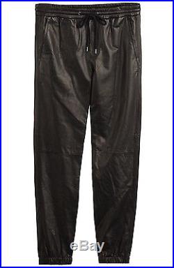 NEW with Tags - Men's Vince Leather Jogger Pants Sweatpants Small S