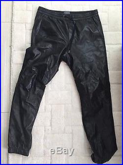 NEW with Tags - Men's Vince Leather Jogger Pants Sweatpants Small S