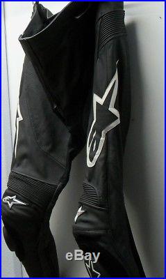 NOS Alpinestars Mens Track Black leather Motocycle Pants EUR 56 US 40 3129011