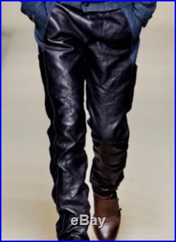NWT Authentic Bottega Veneta men's Leather pants size 52, Italy $5300