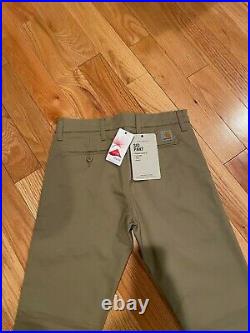 NWT Carhartt WIP Sid Pant, 30x32,'Leather' (Beige) Color