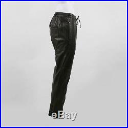 NWT J Brand Black Leather Jogger Trousers Pants Men's Sz XL $998