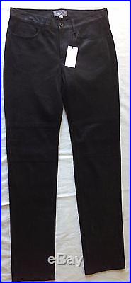 Nwt Men's Vince Leather Pants Jeans 5 Pocket Bottom Size 30 Msrp $1295