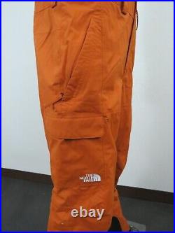 NWT Mens The North Face Freedom Waterproof Shell Ski Bibs Pants Leather Brown