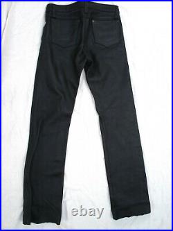 NYC Leatherman Leather Man black straight leg gay fetish jeans pants 29 30 32
