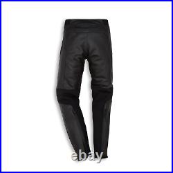 New Dainese Ducati Company C3 Leather Pants Men's EU 50 Black #981041350