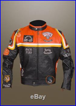 New Harley Davidson & Marlboro Man Mickey Rourke HDMM Biker Black Leather Jacket