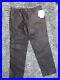 New-Men-s-XLD-Brown-Leather-Pants-Size-42-Very-Nice-01-es