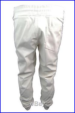 New Mens C. N. Blue PU Faux Leather Pants Zipper Pockets Gray, Black M, L, XL