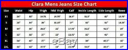 New Mens Leather Cargo Quilted Pant Real Leather Biker Pant Trouser