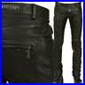 New-Sell-Men-s-Slim-Fit-Leather-Motorcycle-Pants-Zipper-Trousers-Size-sz-01-eudb